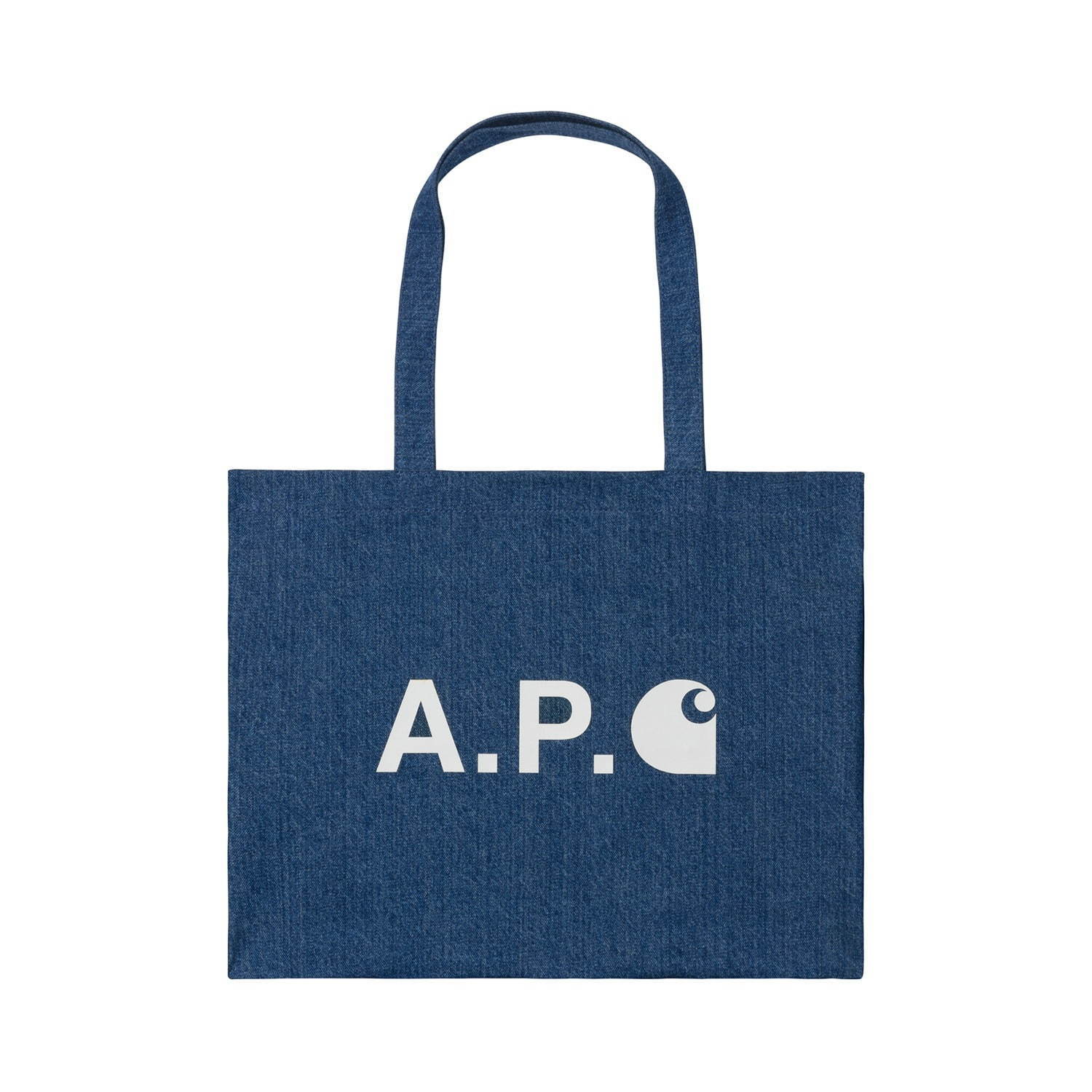 A.P.C.「カーハート WIP」と再タッグ、コラボロゴ入りデニムジャケット