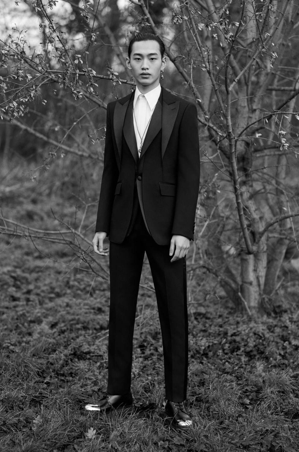 アレキサンダー・マックイーン(Alexander McQueen) 2020-21年秋冬メンズコレクション シルエット - 写真31