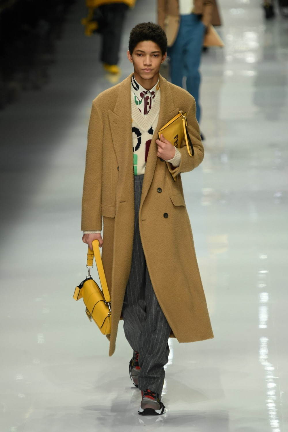 フェンディ(FENDI) 2020-21年秋冬メンズコレクション シルエット - 写真45