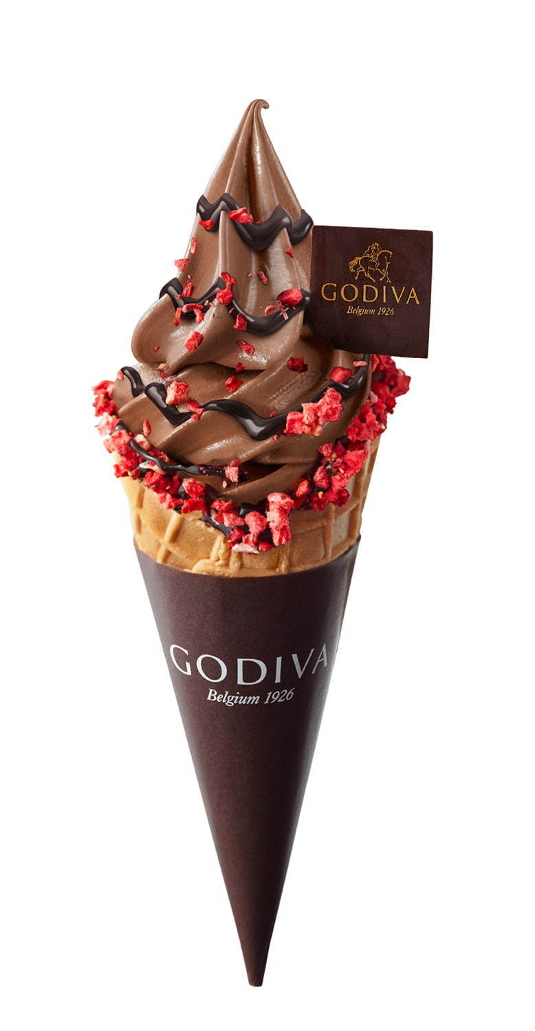 ゴディバのバレンタイン限定アイス、苺チップ入り“濃厚ダブルチョコレートソフトクリーム”など｜写真11