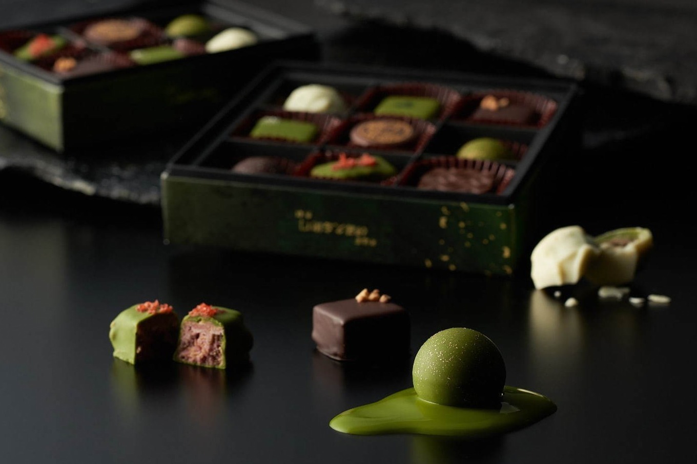 日本茶｜京都・伊藤久右衛門の宇治抹茶チョコボックス、ほうじ茶や苺と合わせた抹茶チョコ全9種