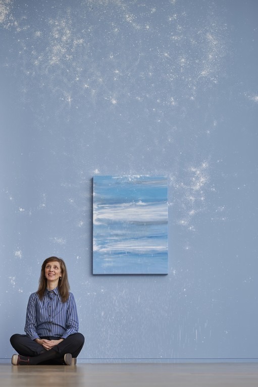 銀座メゾンエルメス フォーラムで展覧会「コズミック・ガーデン」青のグラデーションで表現する宇宙の時空｜写真7