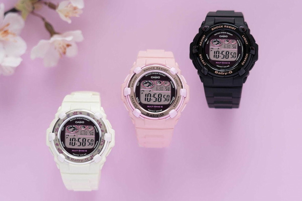 BABY-G“桜”カラーの3色ウォッチ