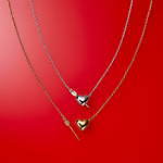 ジャスティン デイビスのバレンタインジュエリー、ハートに“キューピッドの矢”がさすネックレス｜写真1