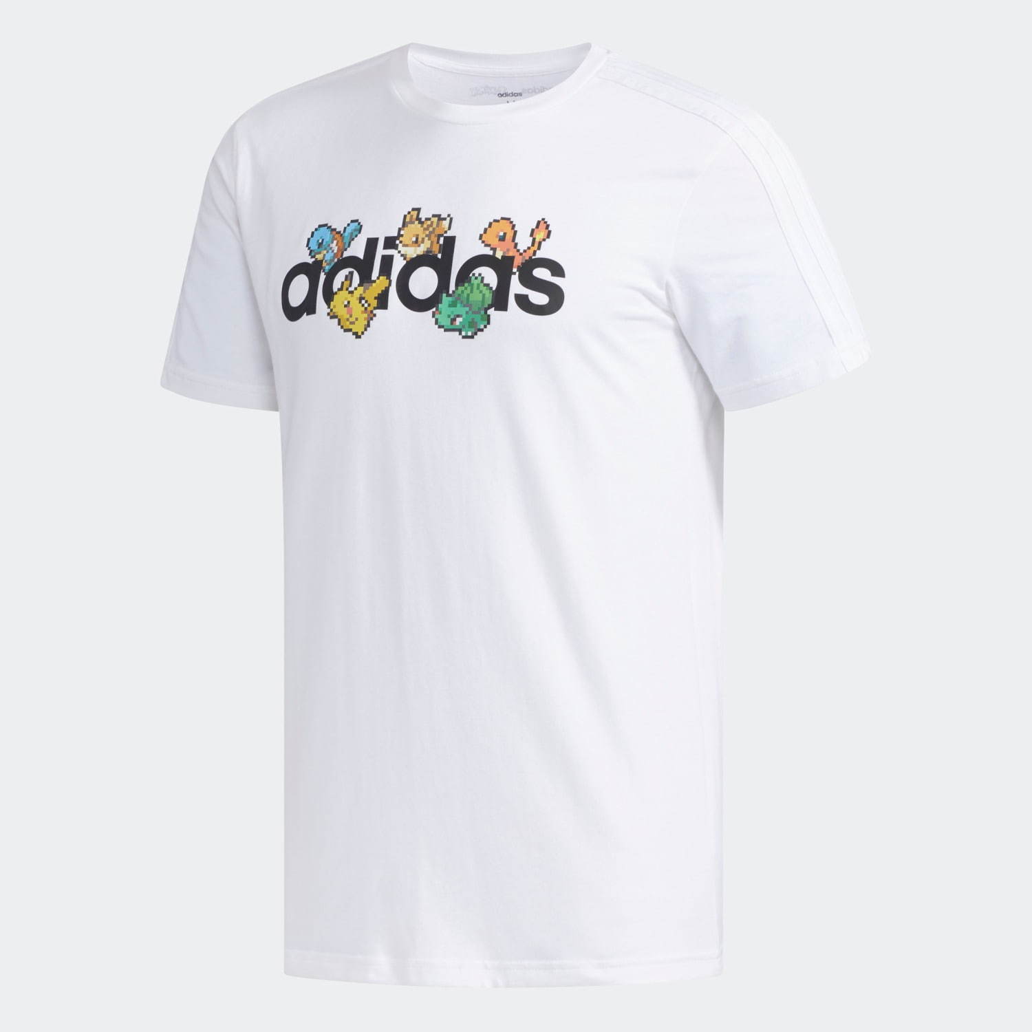 アディダス ポケモン コラボスニーカー Tシャツ ゲーム初期を彷彿させる ピクセル化ピカチュウ ファッションプレス