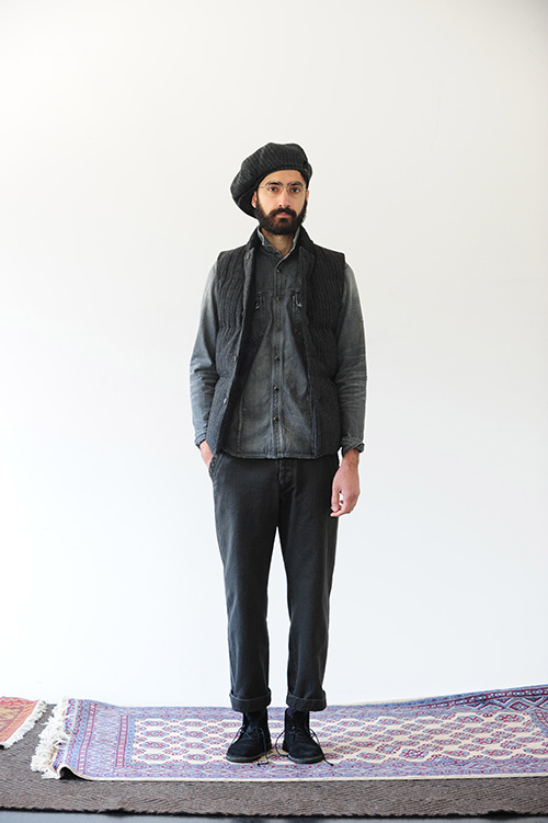 JAMA RICOのPコートを着て | La Barba blog セレクトショップ
