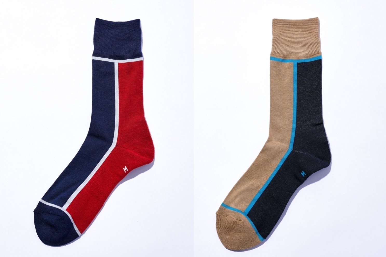 ソフネット×シックストックスの“ライン入り”ソックス、レッドや