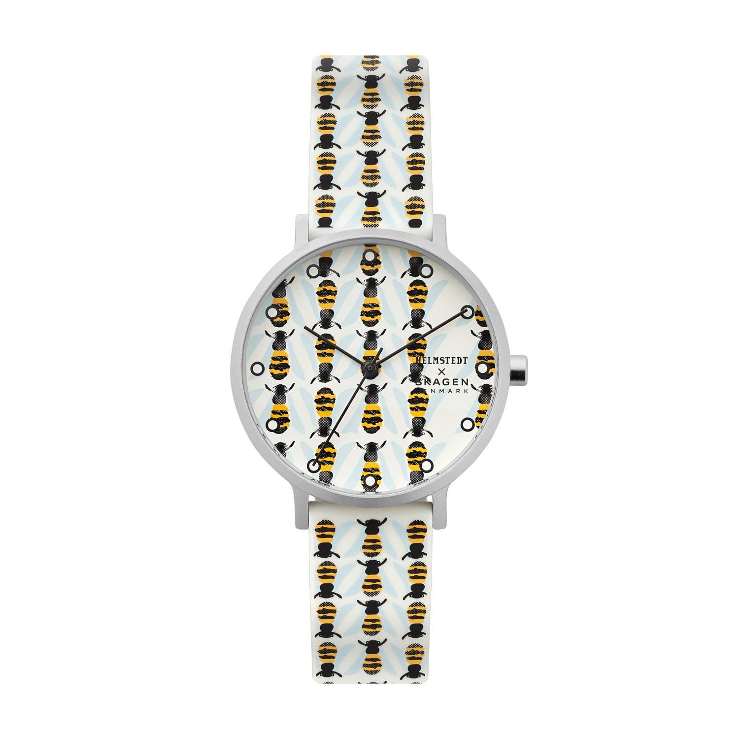 スカーゲン“苺＆ミツバチ”モチーフの腕時計、デンマーク発・ヘルムシュテットとコラボ｜写真3