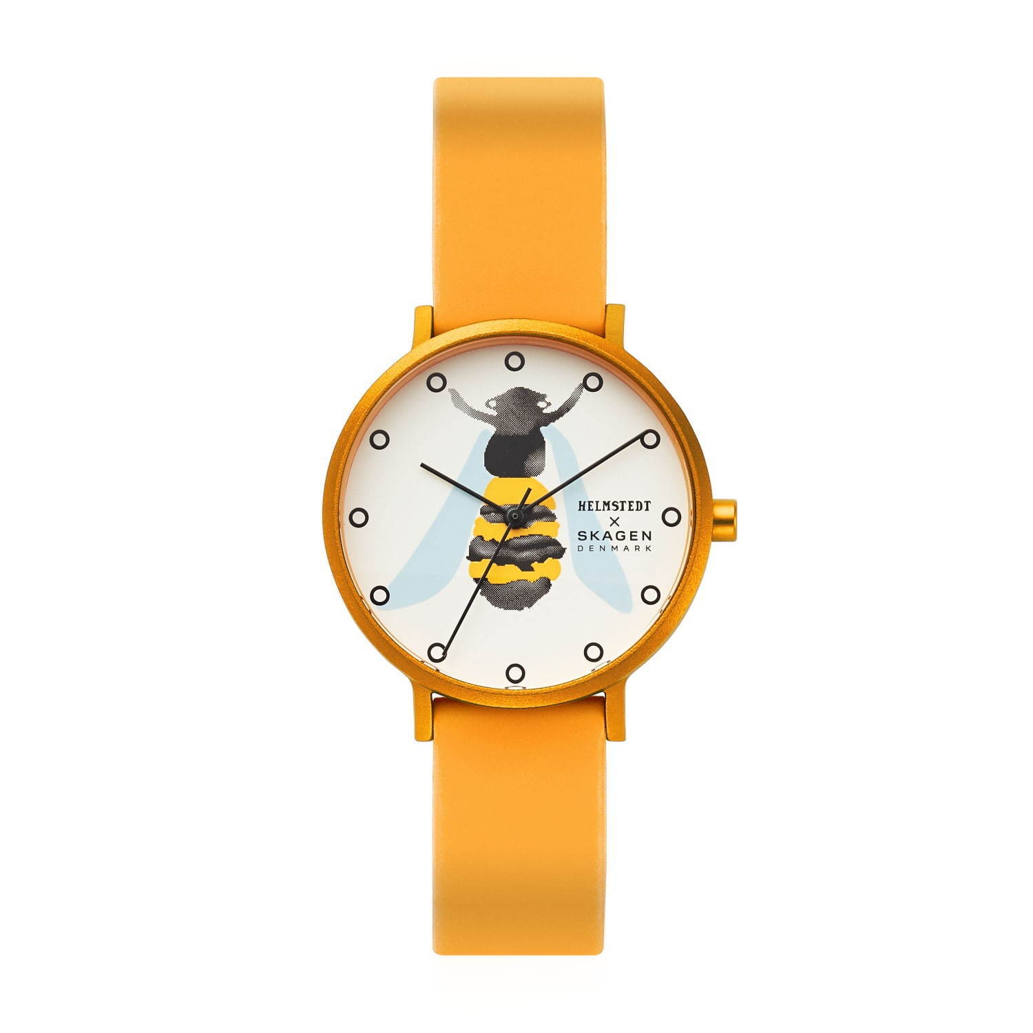 スカーゲン“苺＆ミツバチ”モチーフの腕時計、デンマーク発・ヘルムシュテットとコラボ｜写真2