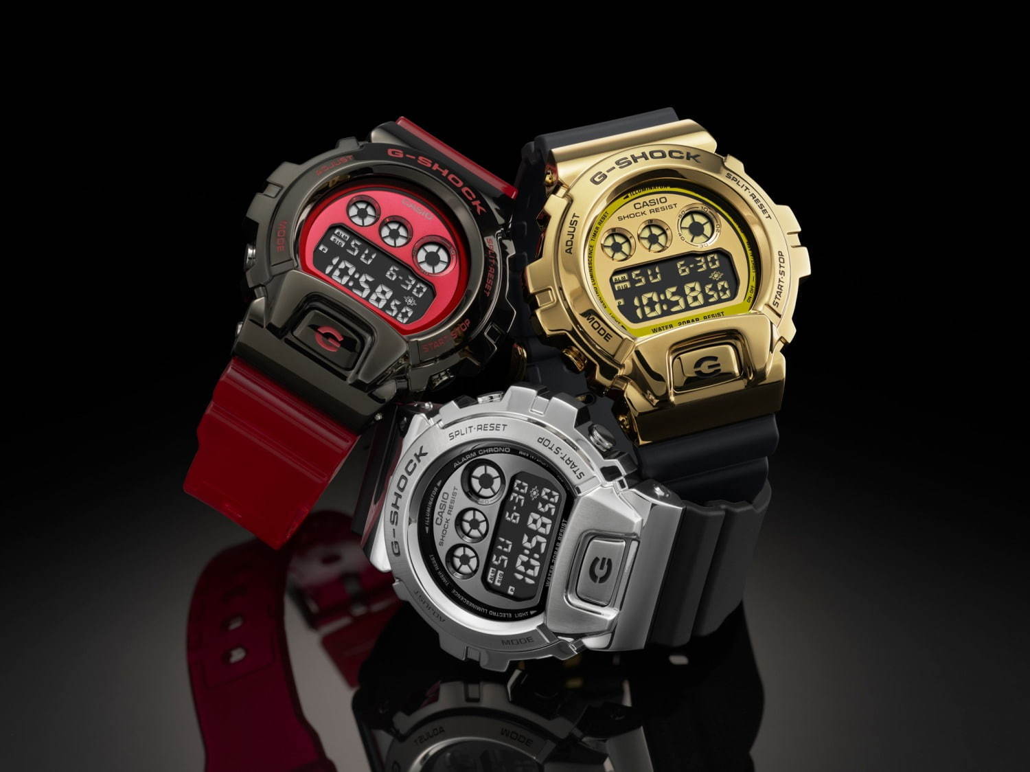 G-SHOCK“メタルベゼル”の新ウォッチ「GM-6900」、グラデーションカラー