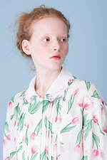 ジェーンマープル“チューリップ”柄の新作ワンピースやスカート、花刺繍の丸襟ブラウスも｜写真7