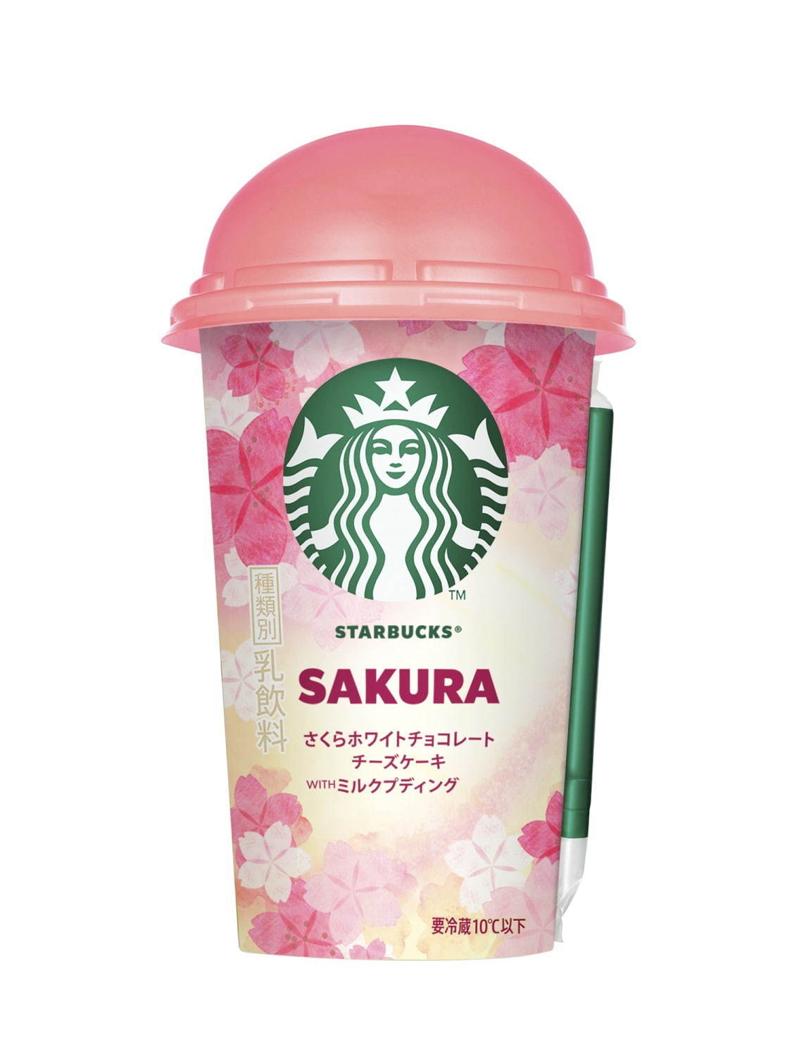 スターバックス(Starbucks) さくらホワイトチョコレートチーズケーキ WITH ミルクプディング｜写真1