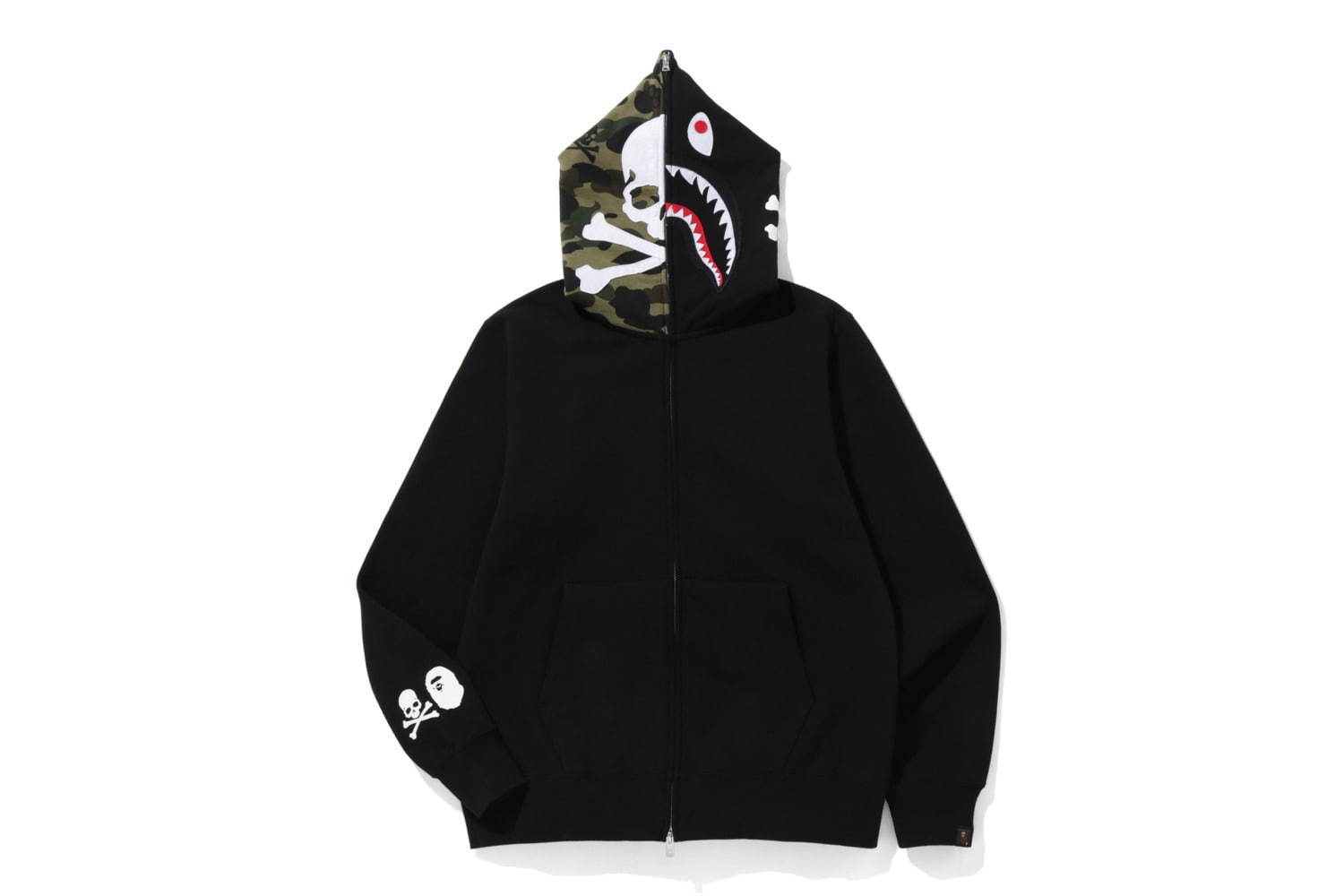 bape mastermind japan ベイプ エイプ シャーク パーカー