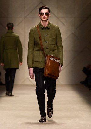 貴重 バーバリープローサム 2012AW ランウェイ ミリタリー