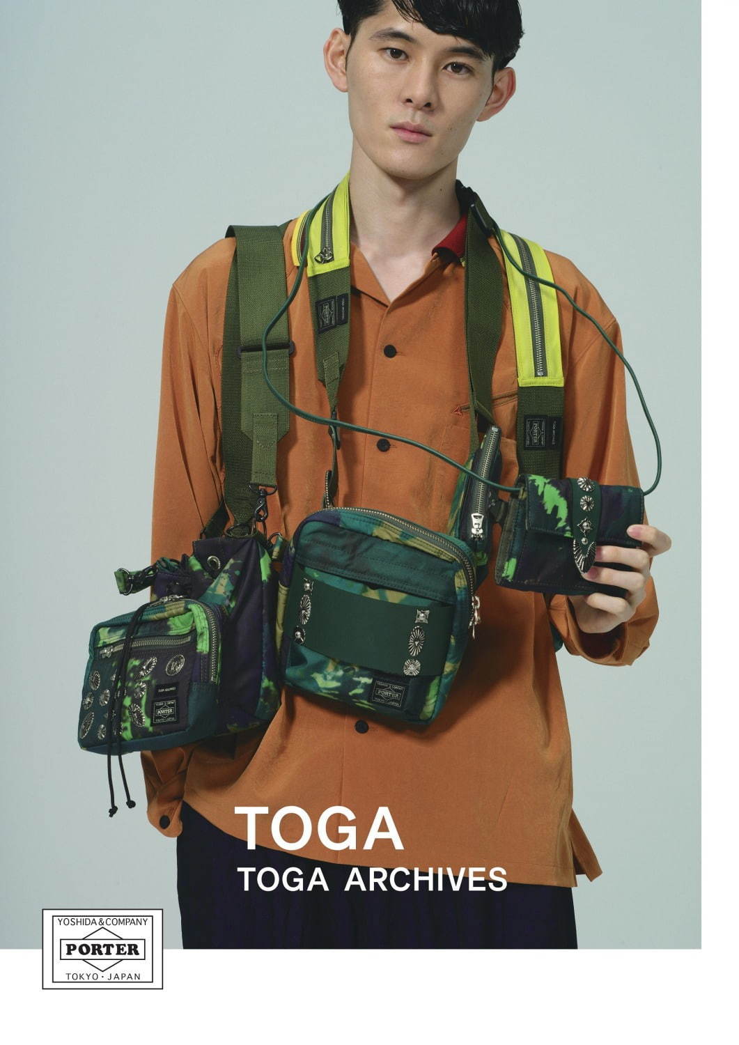 トーガ × ポーターコラボバッグ第2弾、コンチョを配したベルト バッグやヘルメット バッグ｜写真19