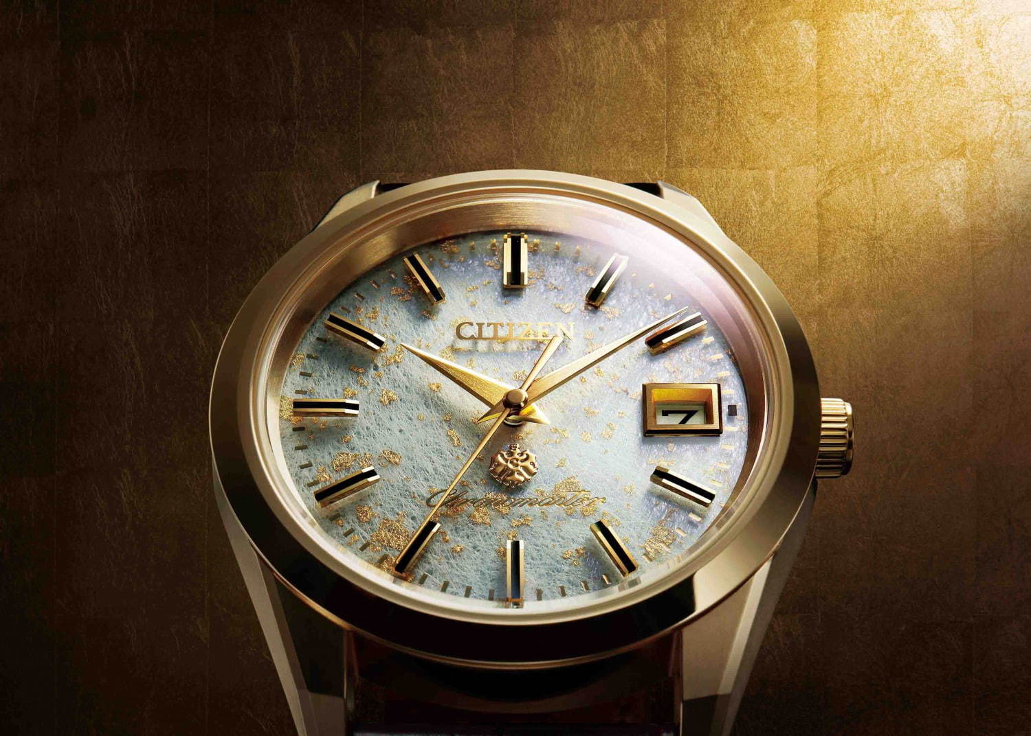 ザ シチズン から金沢金箔を施した 土佐和紙 文字板の限定腕時計 生誕25周年記念モデル ファッションプレス
