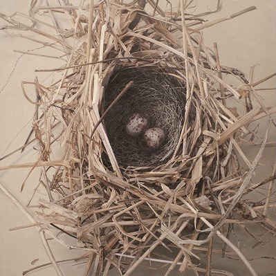 野田弘志《聖なるもの THE-Ⅳ》2013年 油彩・パネル・キャンバス