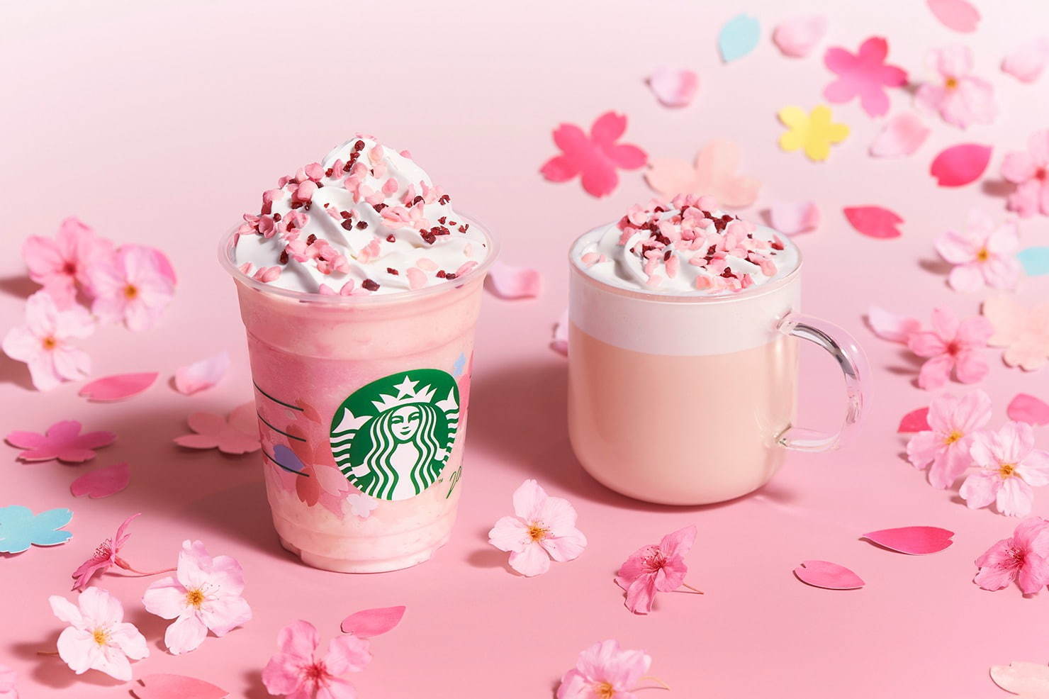 スターバックス新作ドリンク「さくら ミルクプリン フラペチーノ ...