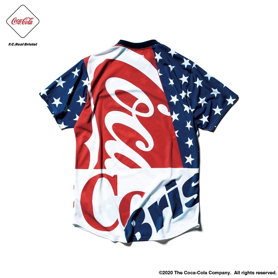 F.C.R.B.×「コカ·コーラ」ロゴを配したジャケットやフーディー、星コラージュのTシャツも｜写真31