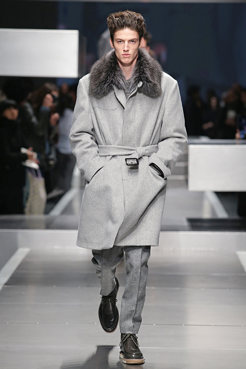 フェンディ(FENDI) 2013-14年秋冬メンズコレクション シルエット - 写真27