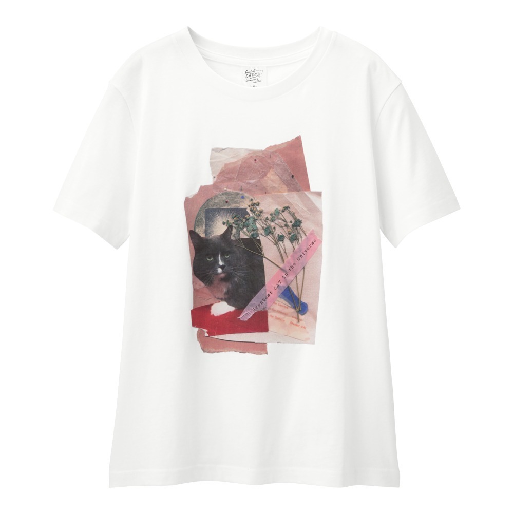 Gu ネコ を描いたアートtシャツ パジャマ ファッション誌 Elle のロゴtも ファッションプレス