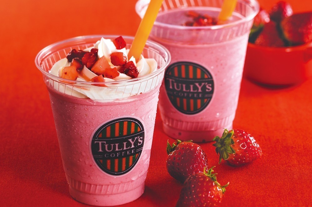 タリーズコーヒー「ストロベリールビーチョコレートスムージー」ルミネエスト新宿店限定で発売
