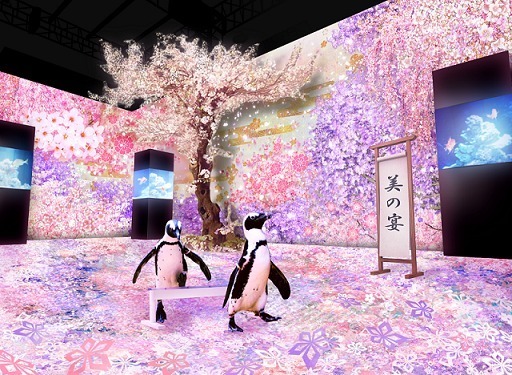 【開催中止】「マクセル アクアパーク品川」でデジタルアートの桜が舞う春イベント｜写真5