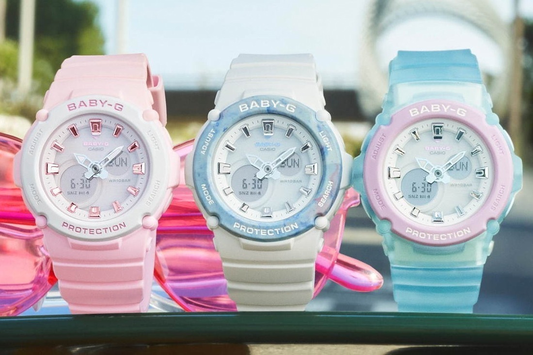 Baby Gからパステルカラーを組み合わせた新作腕時計 Bga 270 ファッションプレス
