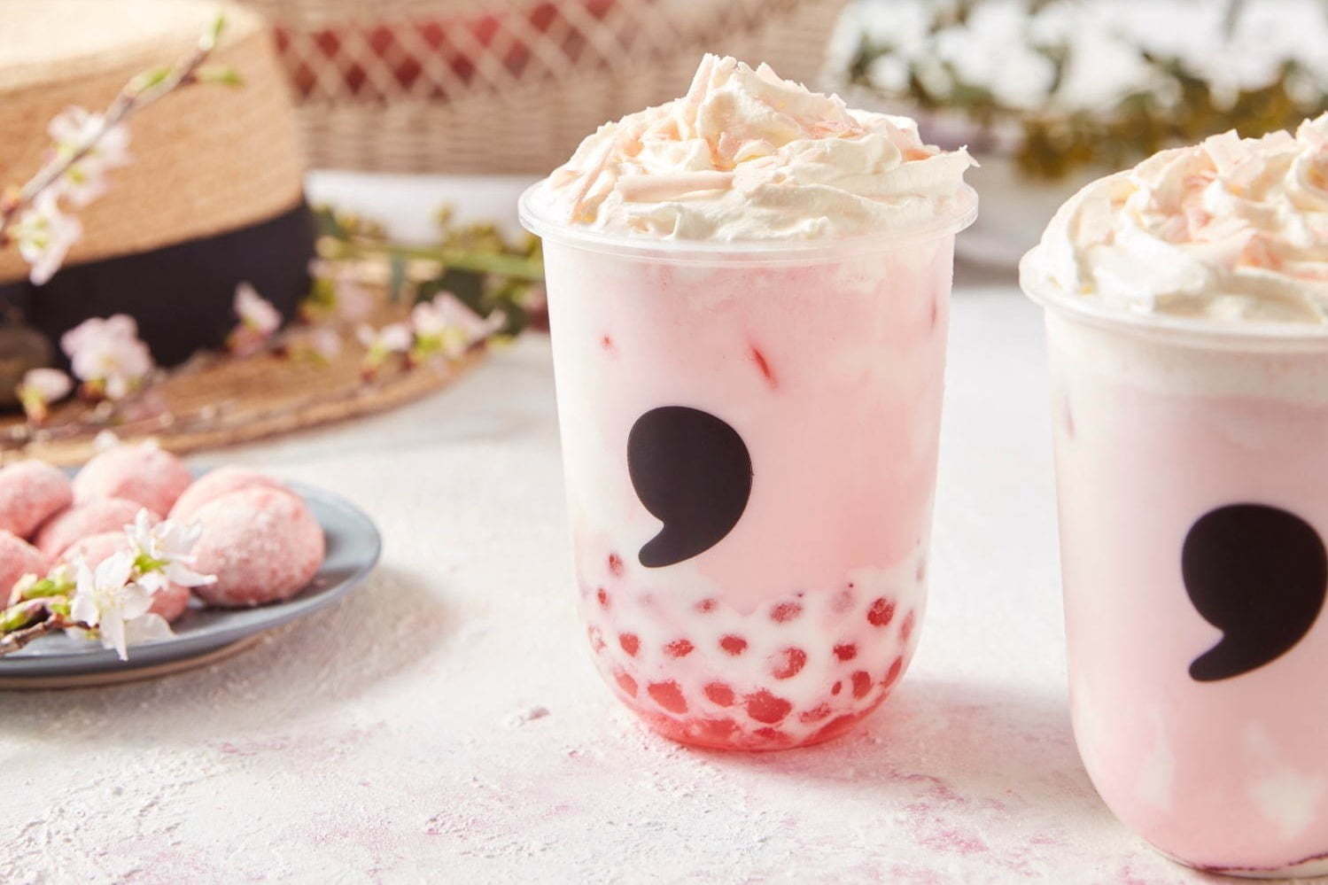 「コンマ さくらラテ」