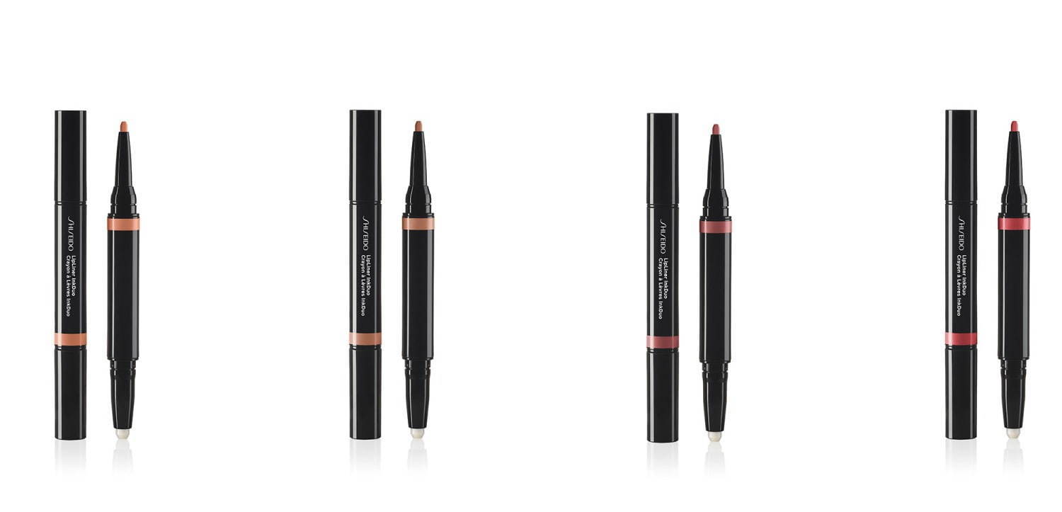 左から) SSHISEIDO リップライナーインクデュオ 01、02、03、04 各2,600円＋税