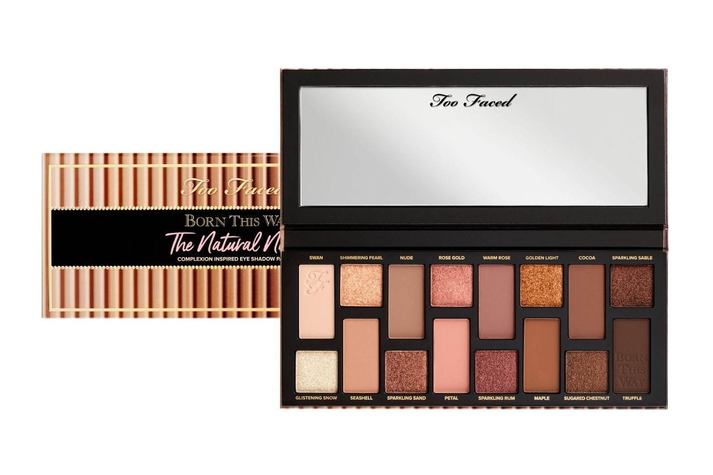 アイシャドー｜トゥーフェイスド“ファンデーション”着想の16色アイシャドウ パレットでほんのり色気のある目元に