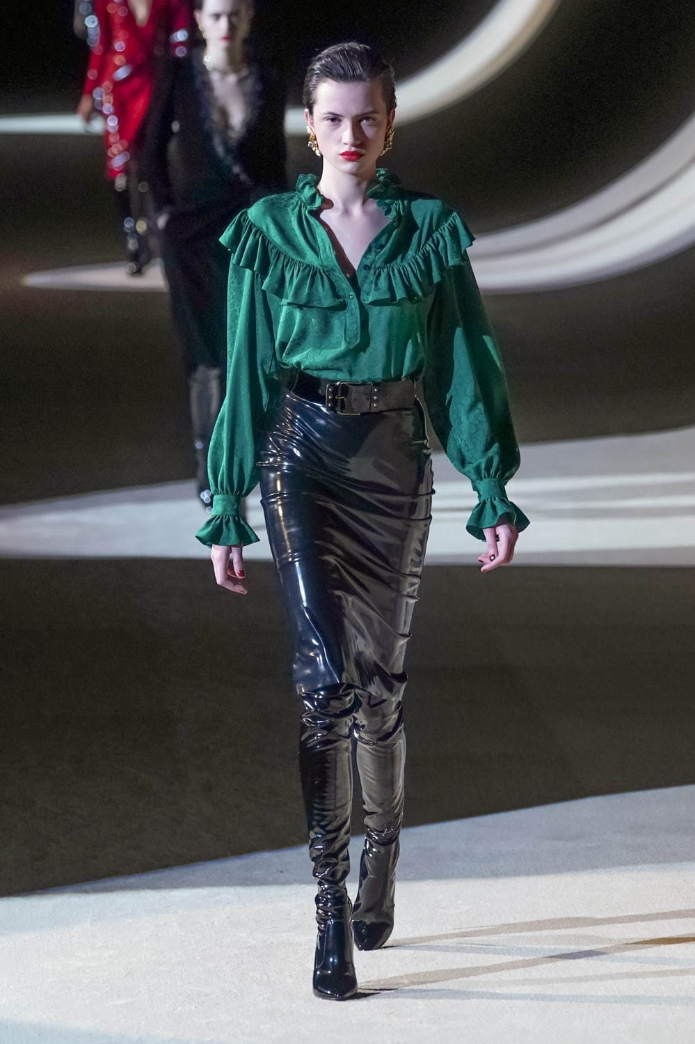 サンローラン(Saint Laurent) 2020-21年秋冬ウィメンズコレクション シルエット - 写真62