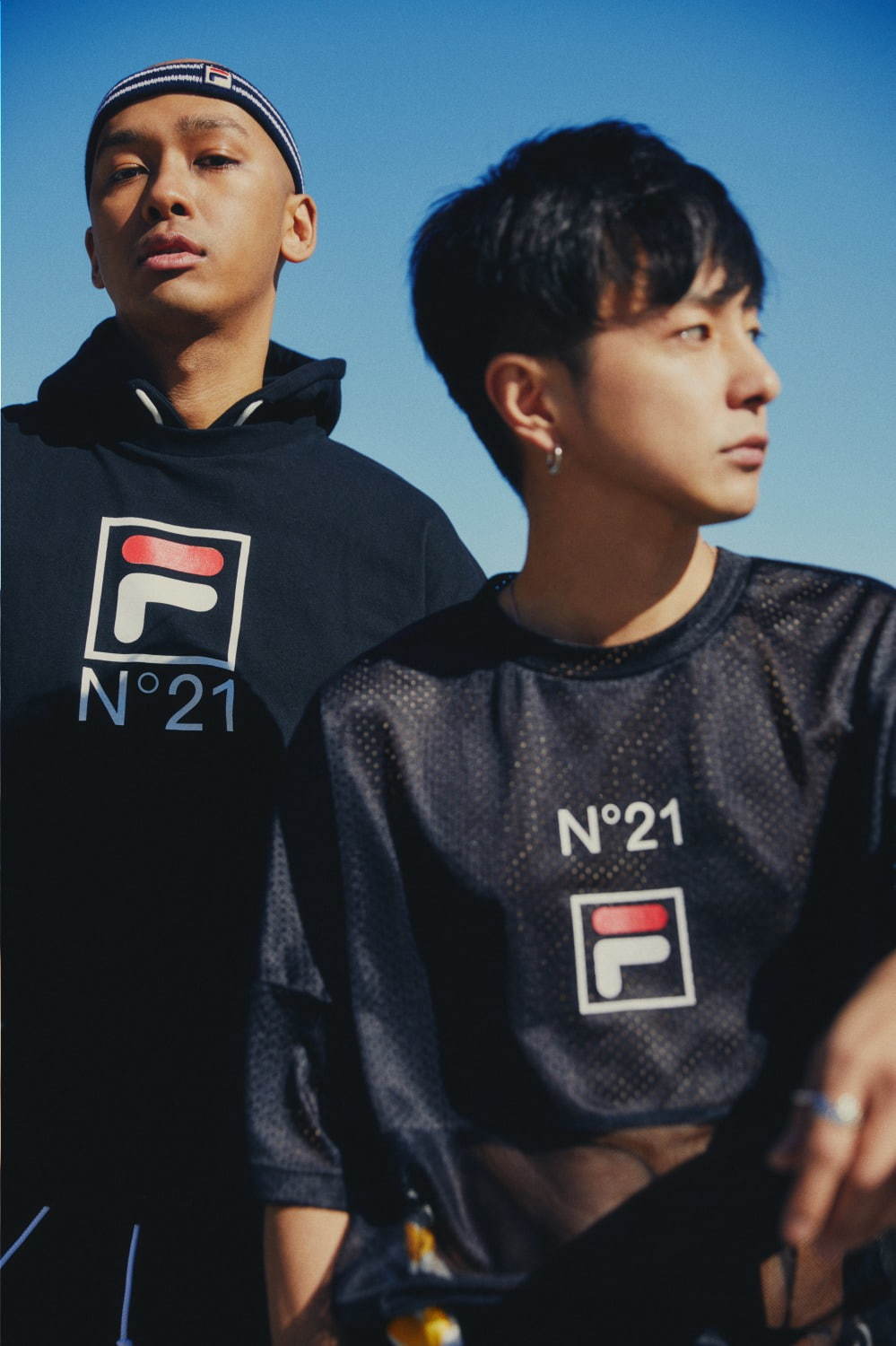 N21×フィラの日本限定アイテム - ジェンダーレス＆スポーティーなパーカやTシャツ、スニーカーも｜写真13