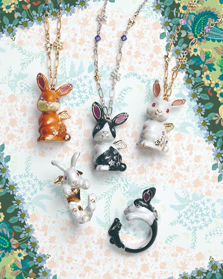 ANNA SUI うさぎモチーフ ネックレス\u0026ピアス