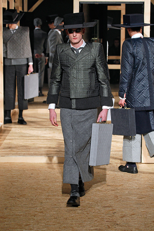 トム ブラウン(THOM BROWNE) 2013-14年秋冬メンズコレクション シルエット - 写真6