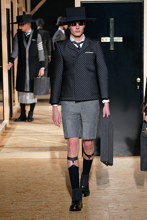 トム ブラウン(THOM BROWNE) 2013-14年秋冬メンズコレクション シルエット - 写真12