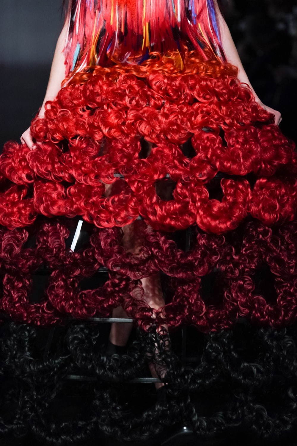 noir kei ninomiya 24ss 赤　スカート Narrenschiff:【10/2発売】noir kei ninomiyaのウールタータン