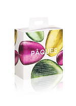 ピエール・エルメ・パリのイースター、貝殻アートのエッグチョコレートやリボンを飾ったウサギチョコ｜写真10