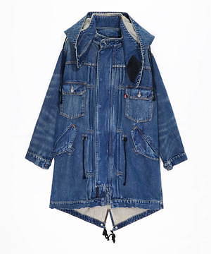 リーバイス×ファセッタズム、アシンメトリー＆捻りディテールの