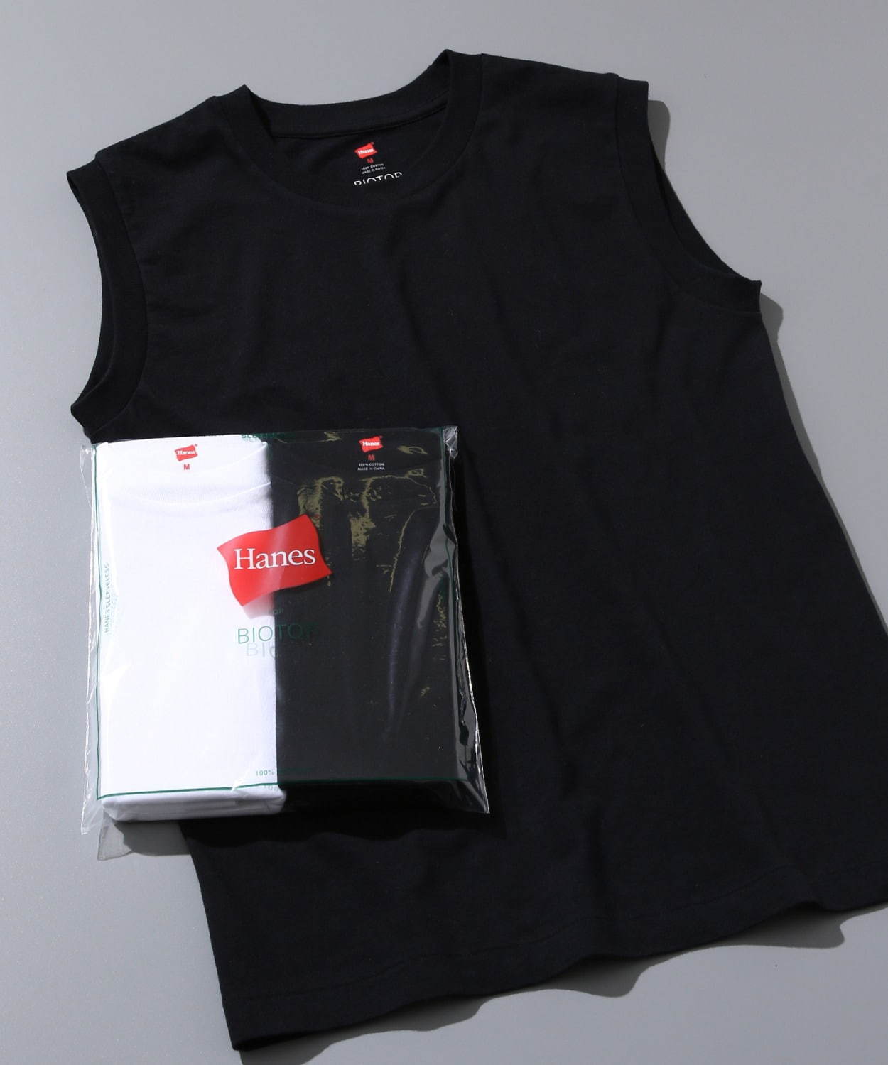 ヘインズ×ビオトープのTシャツ、ユニセックスのモックネック＆ウィメンズTシャツ2型｜写真9