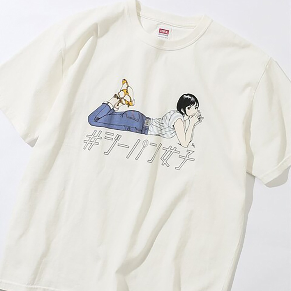 エドウイン×漫画家・江口寿史の限定Tシャツ、様々な“ジーパン女子”のイラストをプリント｜写真4