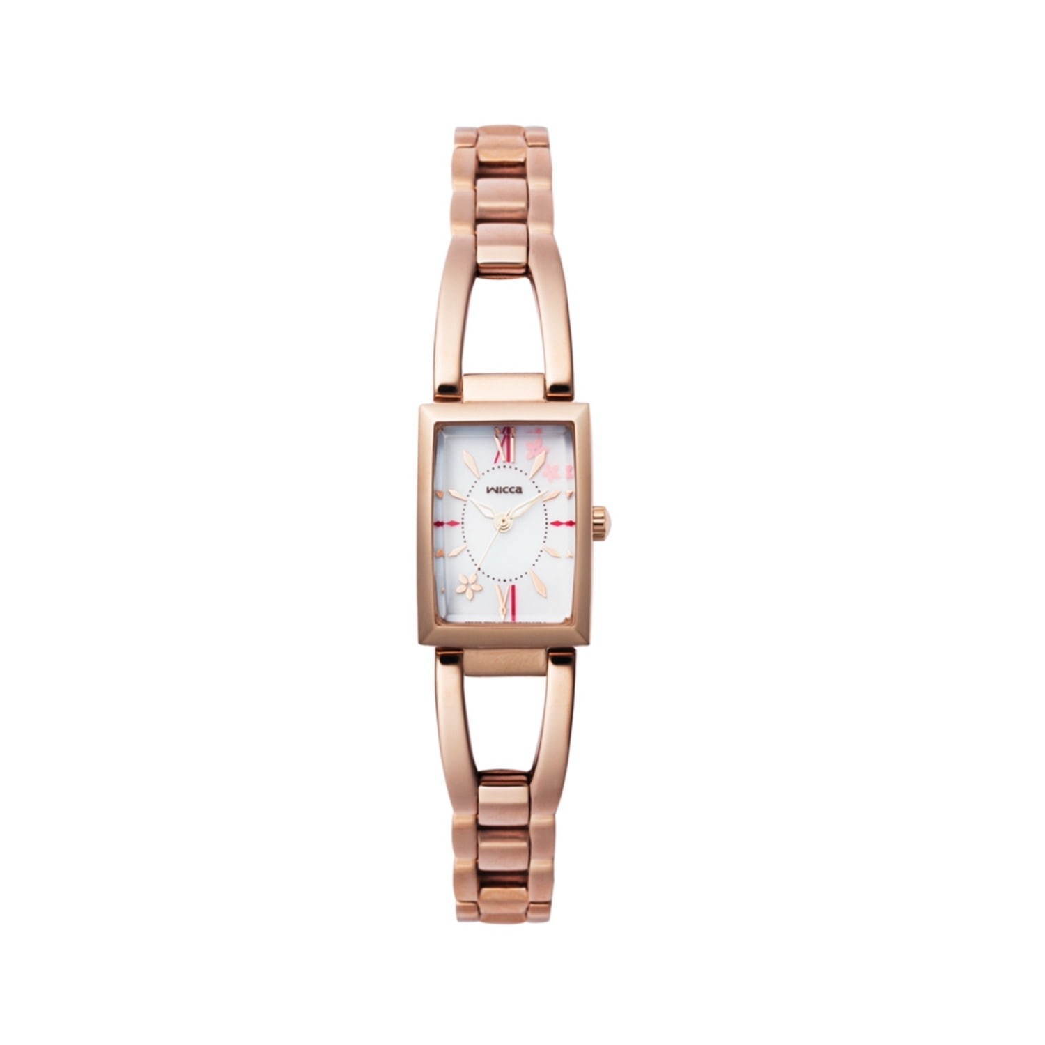 ウィッカ“すみれの花”モチーフの腕時計をチックタック限定で、上品すみれ色 or 優しいピンク色｜写真5