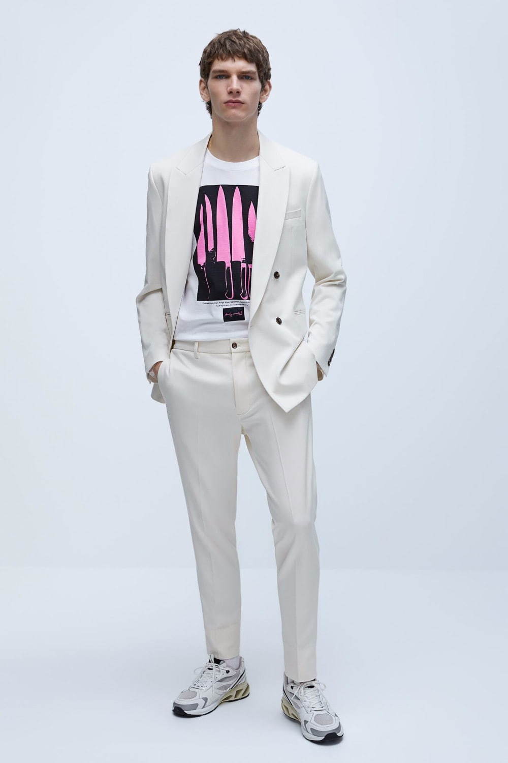 Zara Man アンディ ウォーホルから ポップ アート ナイフ スカルのプリントtシャツなど ファッションプレス