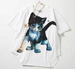 ヴィヴィアンウエストウッドオーブキャットTシャツ　ホワイト ヴィヴィアンウエストウッドオーブキャットTシャツ ホワイト