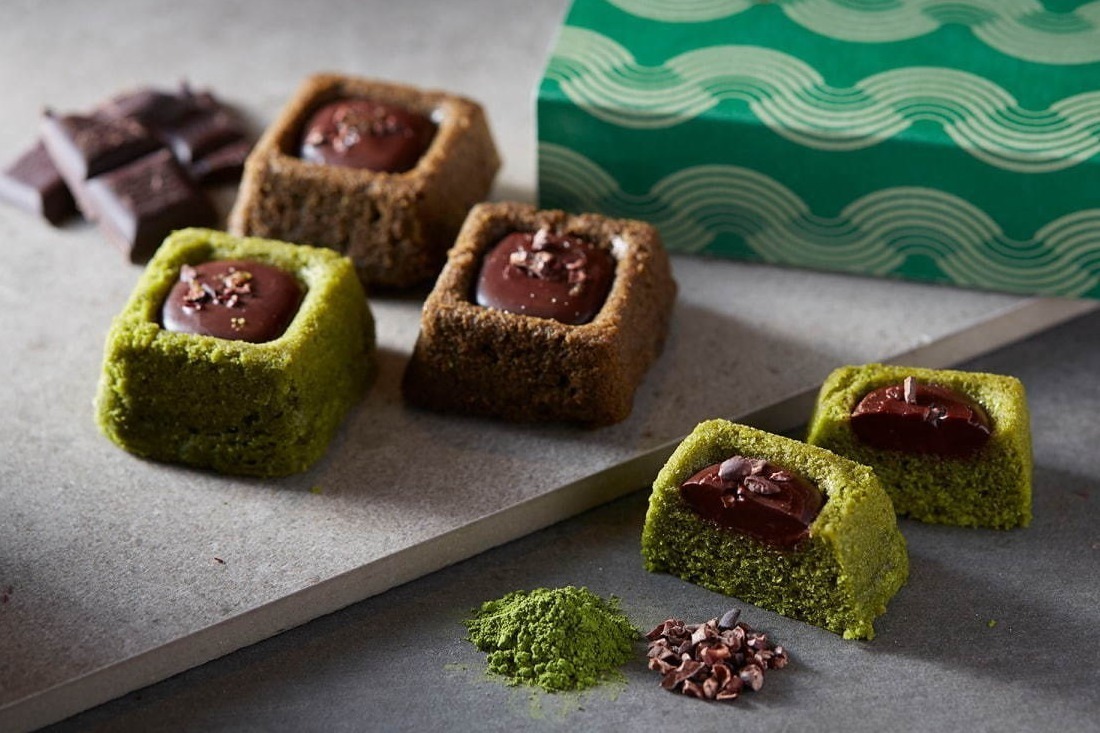 日本茶｜伊右衛門サロン×ダンデライオン・チョコレート、抹茶＆ほうじ茶のヴィーガンブラウニーを京都限定で