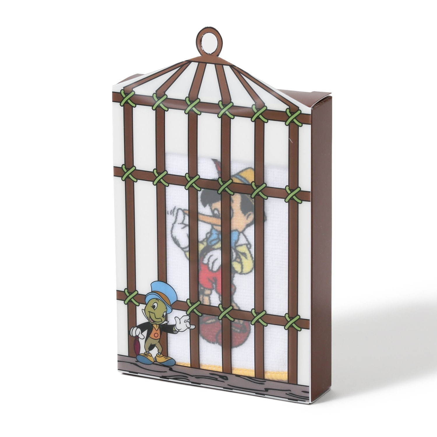 ピノキオ ハンカチ ピノキオ&ジミニー・クリケット ホワイト 1,000円