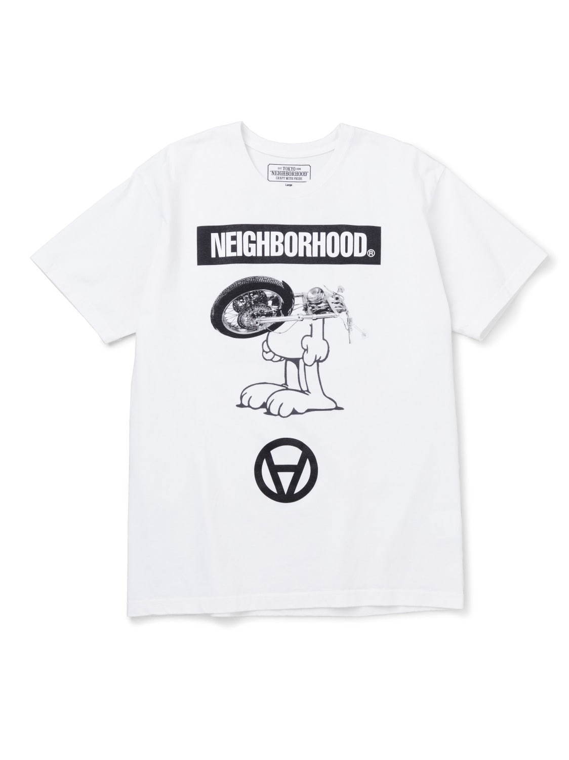〈ネイバーフッド〉NYのアーティスト・コスタス・セレメティスコラボプリントTシャツ