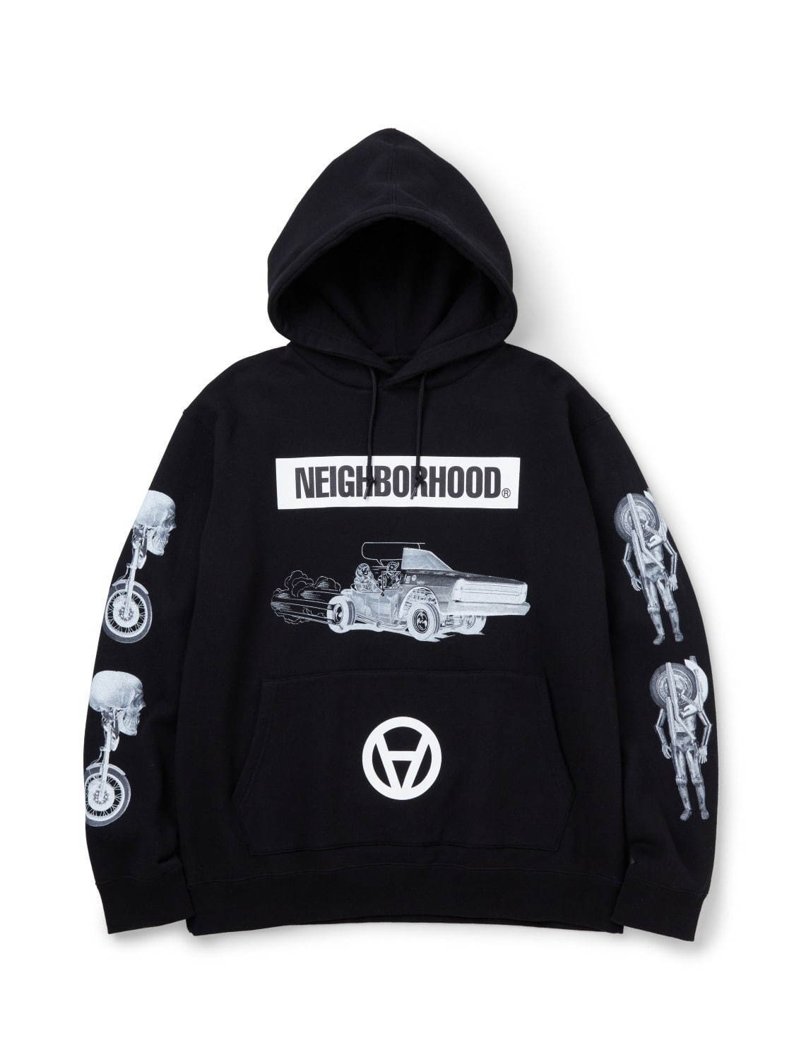 ネイバーフッド×NY拠点のアーティストコラボのミリタリーコート