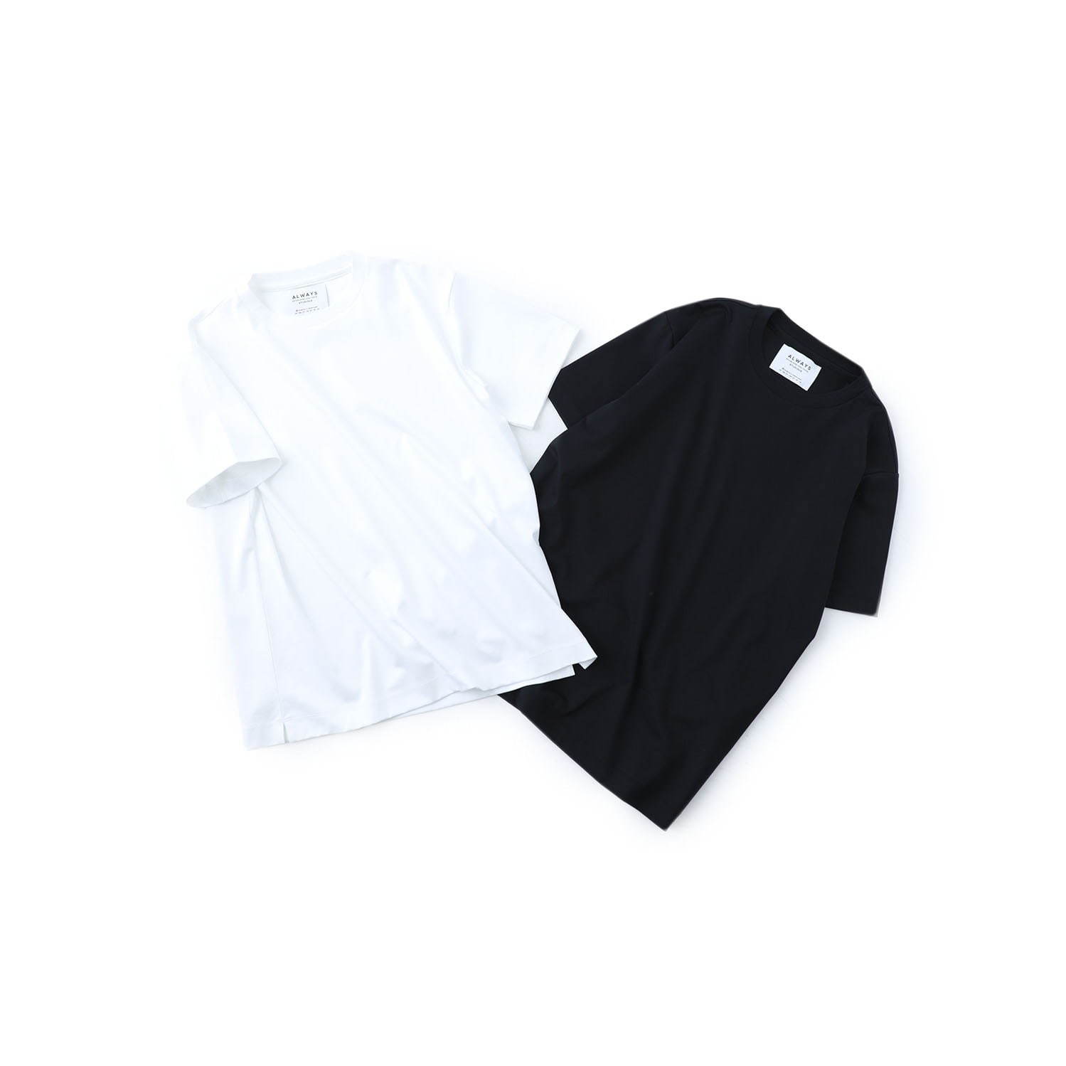 クルーネックT(WHT/BLK) 7,000円＋税