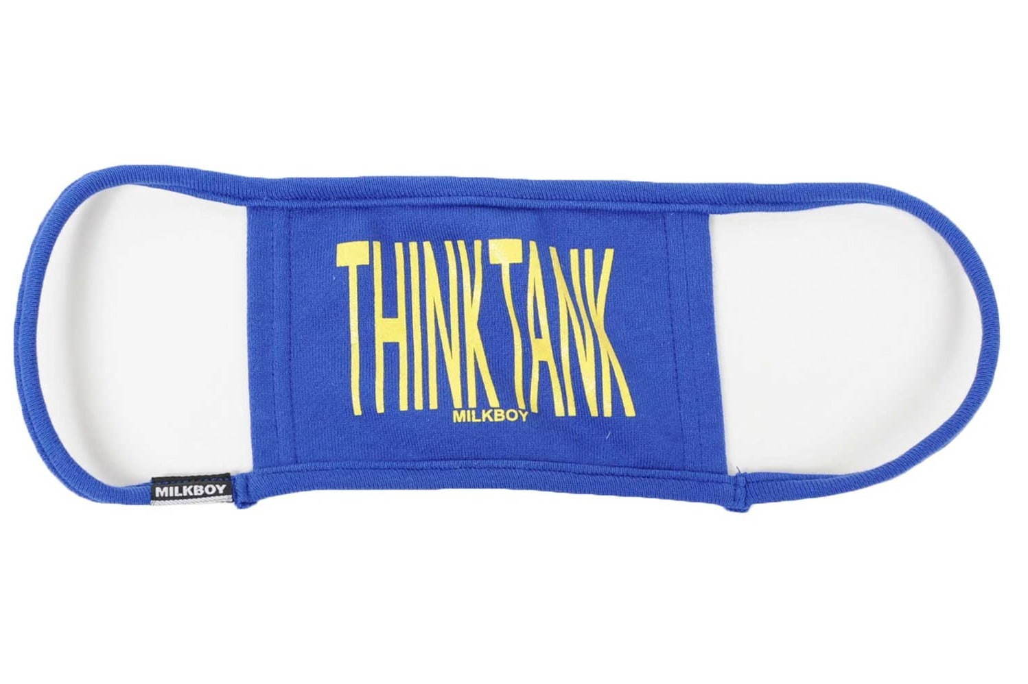 ミルクボーイ“THINK TANK”ロゴのマスク、大学生の頭脳集団をイメージ｜写真1